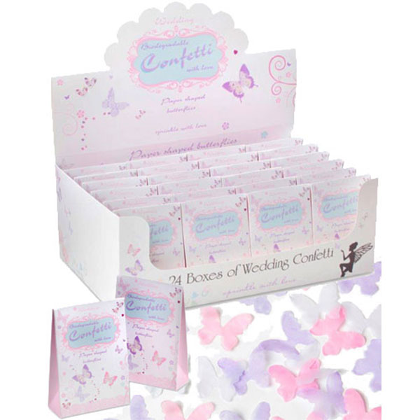 (image for) Butterfly Design Wedding Confetti x24pks
