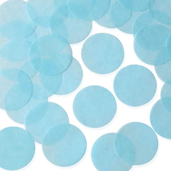 (image for) Light Blue 55mm Circular Tissue Confetti 250gm