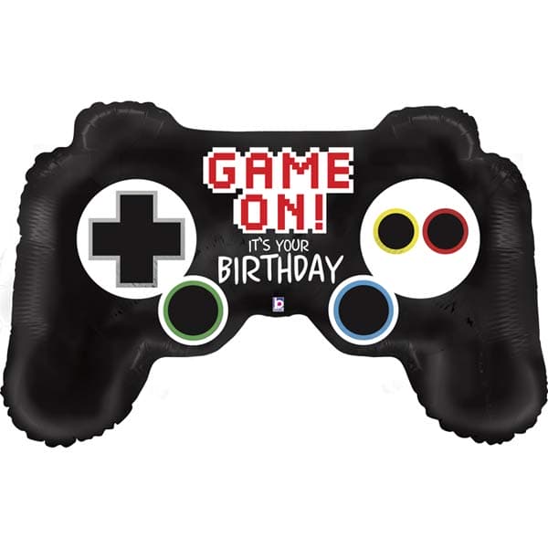 (image for) Game Controller Birthday Shape Balloons