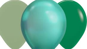 (image for) Halloween Plain Green Latex Balloons