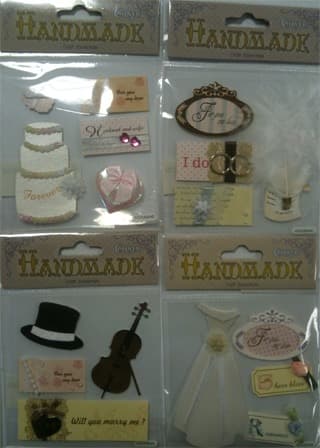 (image for) Handmade Wedding Stickers