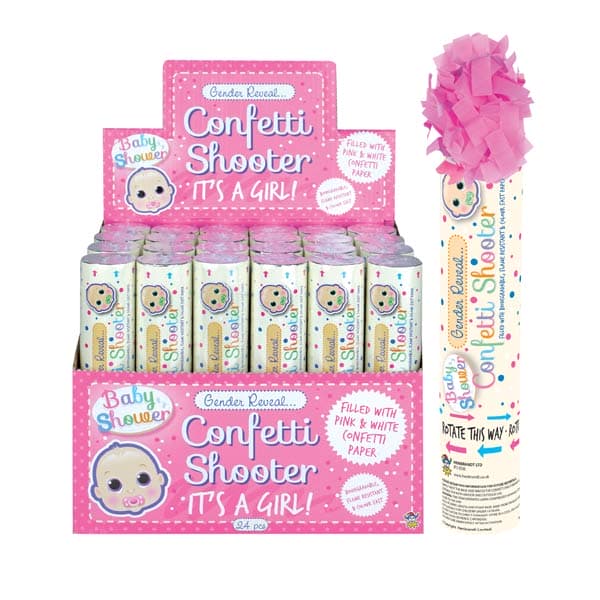 (image for) Its A Girl Confetti Cannon Shooter