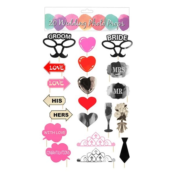 (image for) Wedding Photo Props 20pk