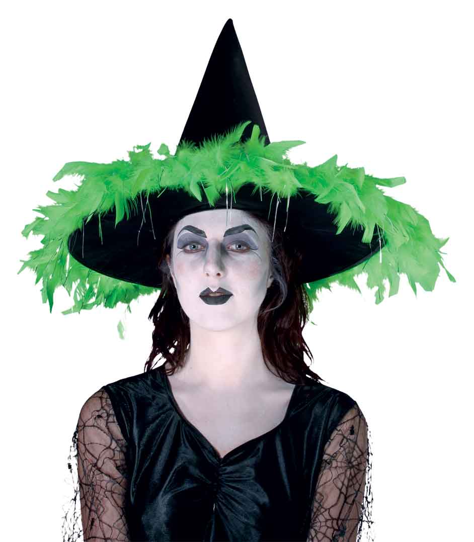 (image for) Witches Hat With Feathers