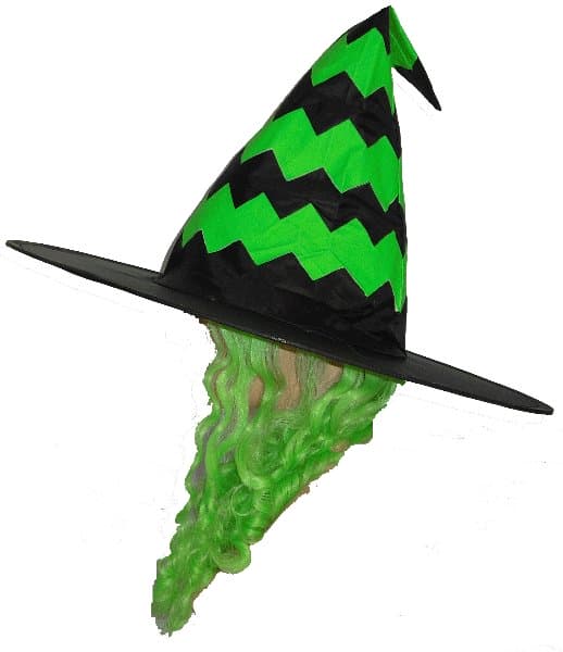 (image for) Hat Zig Zag With Green Hair