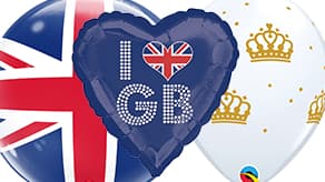 (image for) Union Jack Themed Balloons