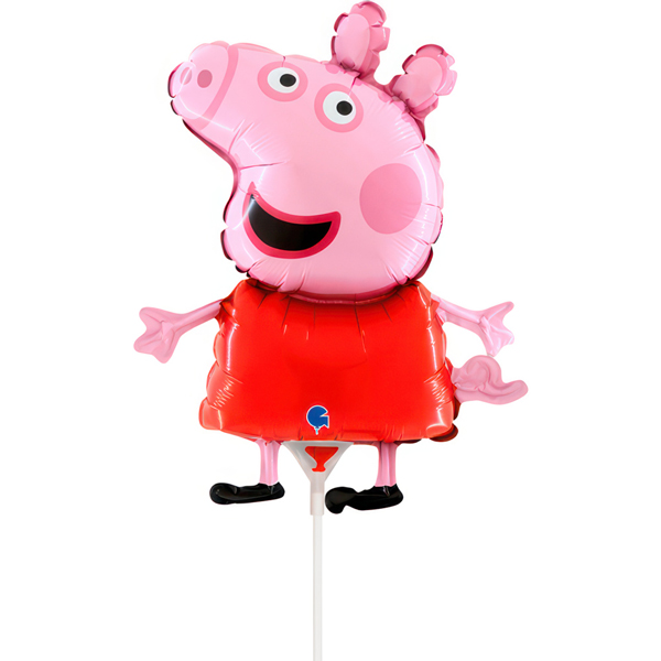 (image for) 14" Peppa Pig Air Fill Foil Balloons