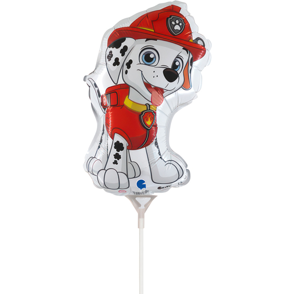 (image for) 14" Paw Patrol Marshall Air Fill Foil Balloons