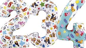 (image for) 26" Grabo Licensed Number Balloons