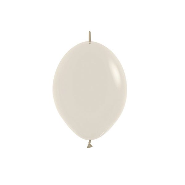 (image for) 6" Pastel Dusk Cream Link O Loon Latex Balloons 50pk