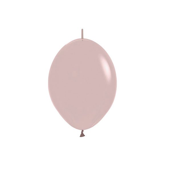 (image for) 6" Pastel Dusk Rose Link O Loon Latex Balloons 50pk