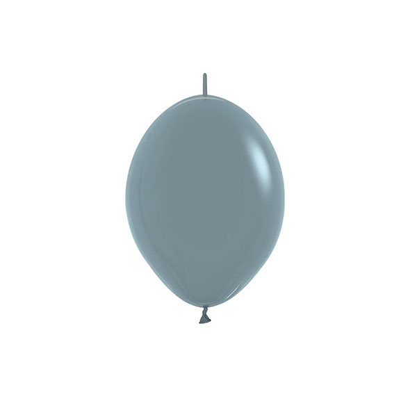 (image for) 6" Pastel Dusk Blue Link O Loon Latex Balloons 50pk