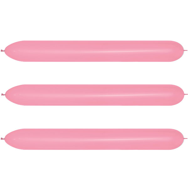 (image for) 660 Fashion Pink Modelling Latex Balloons 20pk