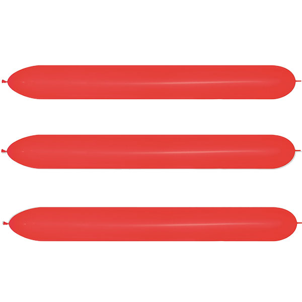 (image for) 660 Fashion Red Modelling Latex Balloons 20pk