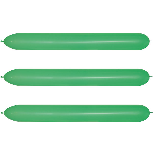 (image for) 660 Fashion Green Modelling Latex Balloons 20pk
