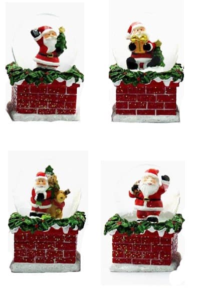 (image for) Christmas Santa 10cm Waterball 1pc