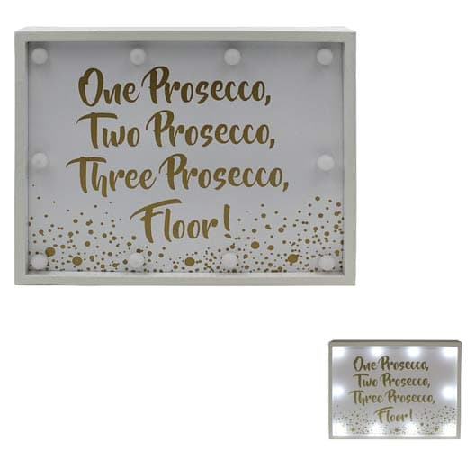 (image for) Prosecco Floor LED Sign