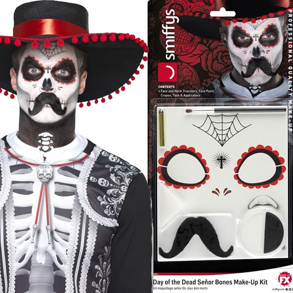 (image for) Day Of The Dead Senor Bones Make Up Kits