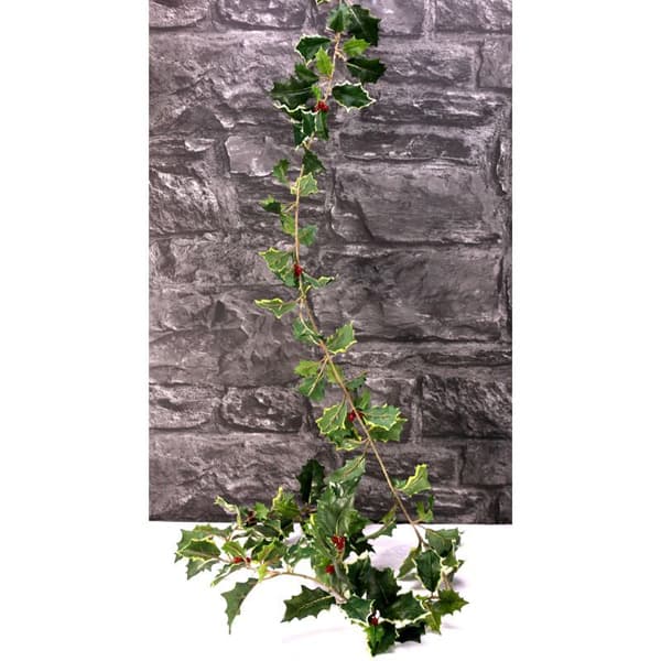 (image for) Mixed Green Holly Garland