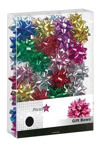 (image for) Assorted Metallic Mini Bows x65