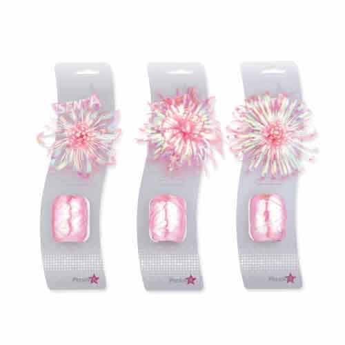 (image for) Light Pink Gift Bow And Cop x6