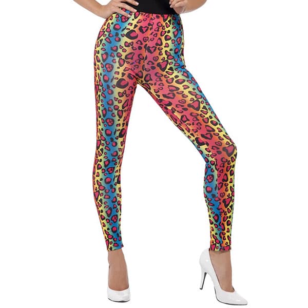 (image for) Neon Leopard Print Leggings