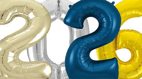 (image for) New Year Number Balloons