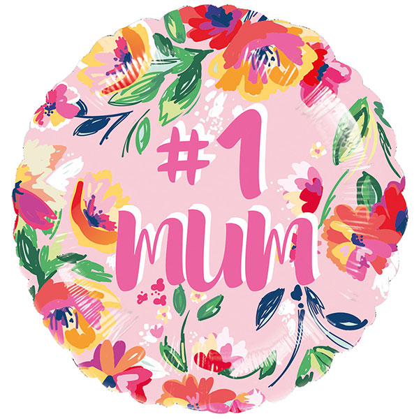 (image for) Number 1 Mum Foil Balloon