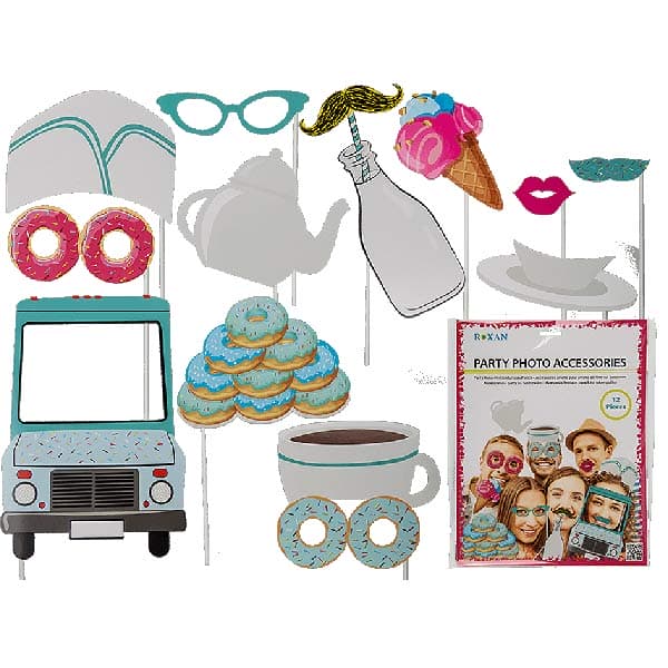 (image for) Sweet Party Photo Props 12pc