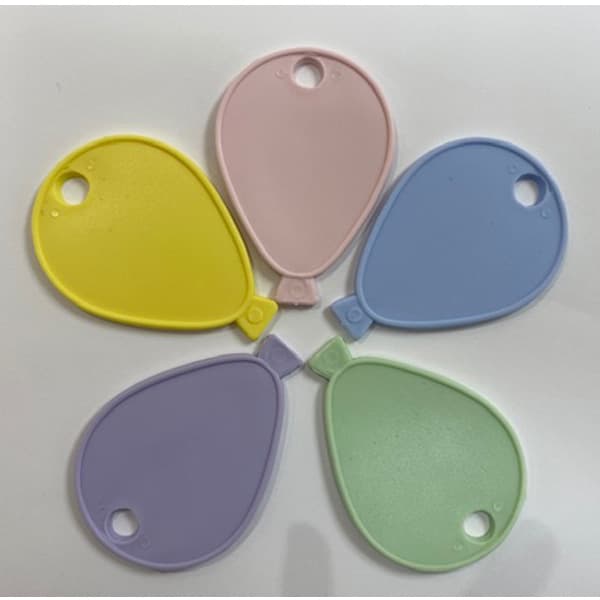 (image for) Pastel Matte Assorted Balloon Shaped Weights 100pk