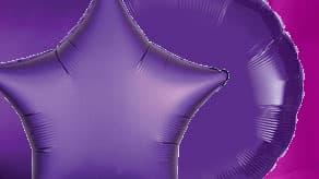 (image for) Halloween Plain Purple Foil Balloons