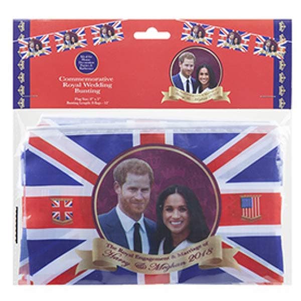 (image for) 12" Harry & Meghan Flag Bunting *HUGE DISCOUNT*