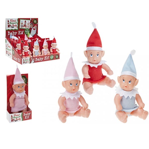 (image for) 5" Baby Elf Dolls With Night Shirt