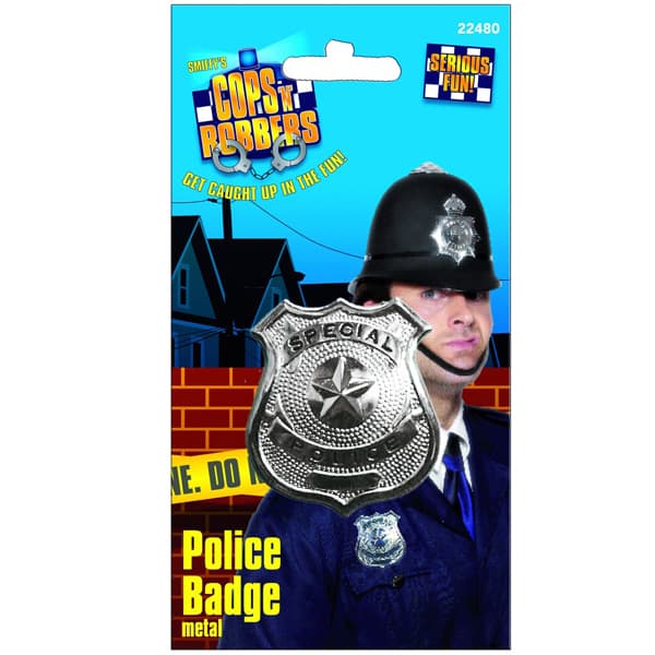 Download Metal Police Badge sm22480 - £1.19 | GO International UK