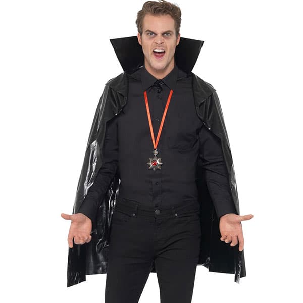 (image for) PVC Black Vampire Cape