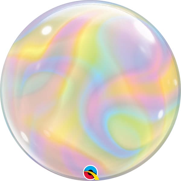 22 Iridescent Swirl Deco Bubble [q13081] - £2.32 | Go International, UK