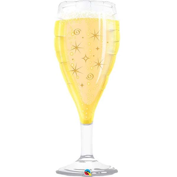 (image for) Celebrate Champagne Glass Shape Balloons