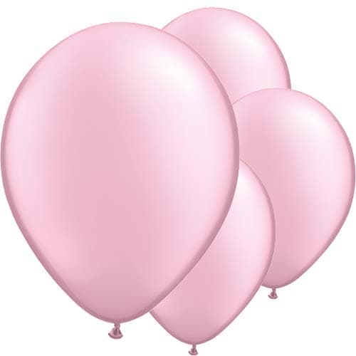 (image for) 11" Pearl Pink Latex Balloons 6pk