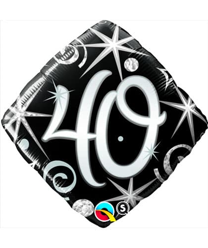 (image for) 18" 40 Elegant Sparkles And Swirls Foil Balloons