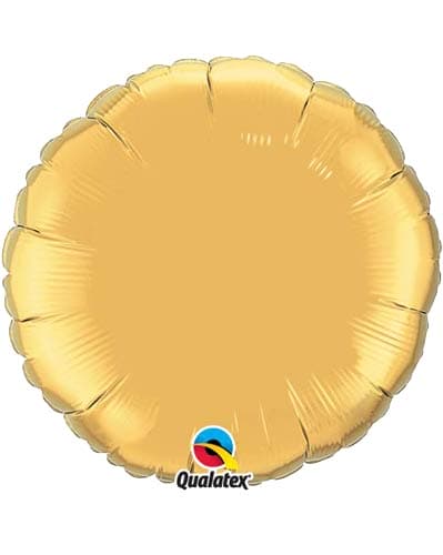 (image for) 9" Gold Round Foil Balloon