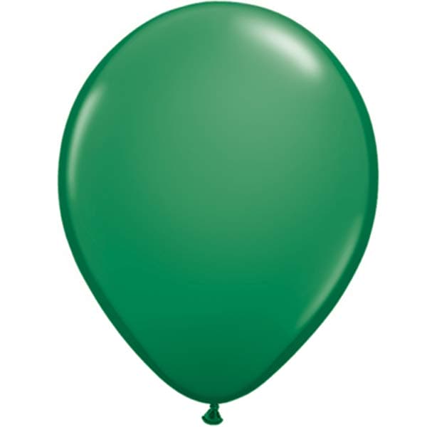 (image for) 11" Green Latex Balloons 25pk