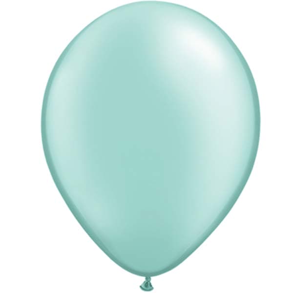 (image for) 11" Pearl Mint Green Latex Balloons 25pk