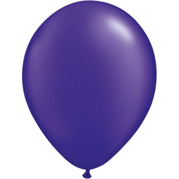 (image for) 11" Pearl Quartz Purple Latex Balloons 25pk