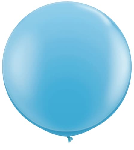 (image for) 3ft Light Blue Latex Balloons 2pk