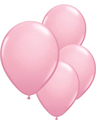 (image for) 11" Pink Latex Balloons 6pk