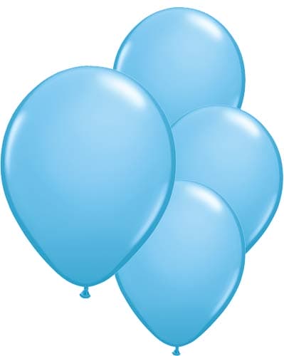 (image for) 11" Pale Blue Latex Balloons 6pk