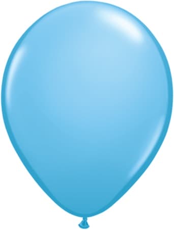 (image for) 9" Light Blue Latex Balloons 100pk