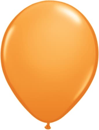 (image for) 11" Orange Latex Balloons 100pk