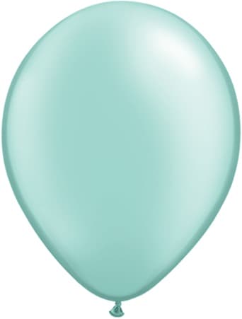 (image for) 16" Pearl Mint Green Latex Balloons 50pk