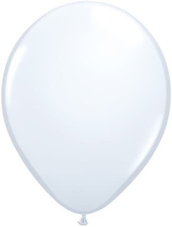 (image for) 16" White Latex Balloons 50pk